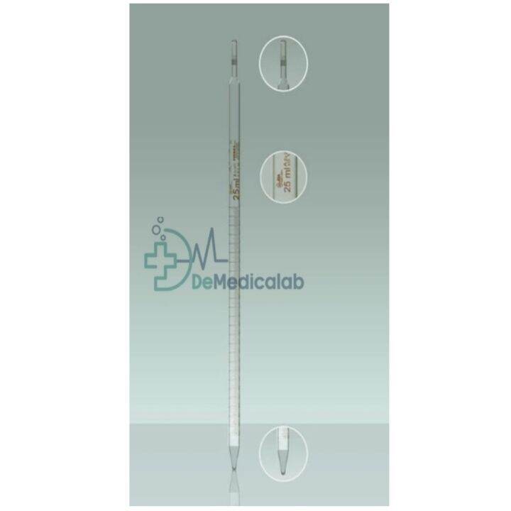 Pipet Ukur Iwaki Serological / Measuring Pipette Mohr Iwaki 0.1Ml