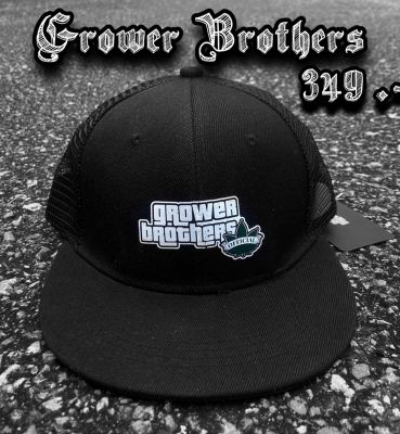 หมวก Grower Brothers สีดำ 🔥 🔥 ดุดันไม่เกรงใจใคร หล่อเท่ เริ่มใน 3 2 1 🔥