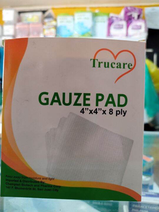 Gauze Pad 4x4 Sterile 100pcs Lazada PH