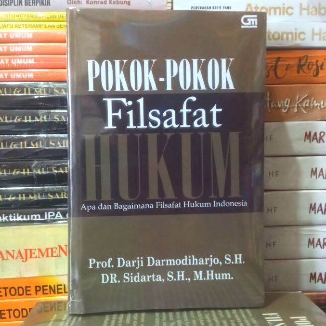 Buku Pokok Pokok Filsafat Hukum Apa Dan Bagaimana Filsafat Hukum Indonesia Lazada Indonesia