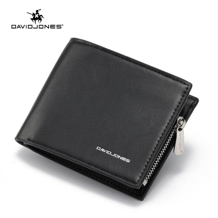 David Jones Paris Men's wallet pu leather small Coin purse Lazada