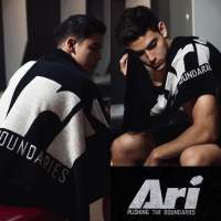 ผ้าขนหนู ARI REVERSE TOWEL - BLACK/WHITE ของแท้