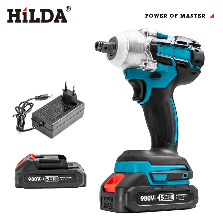 2 Batteries 980VF 1800VF impact wrench cordless original wireless heavy