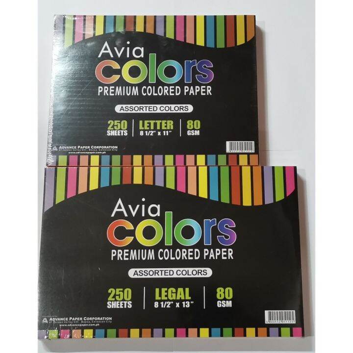 Avia Spectra Colored paper sold per ream 250pcs. Lazada PH