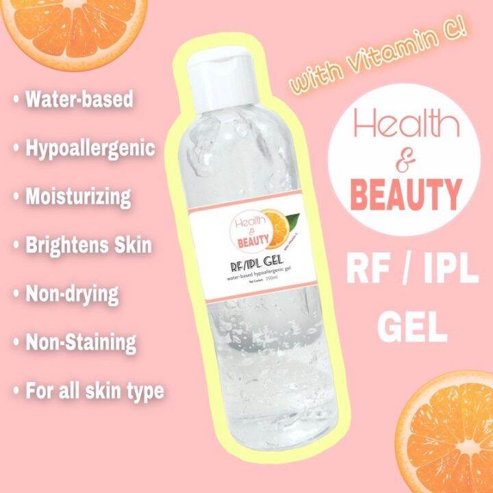 250ML RF / IPL GEL W/ VIT. C / ALOE VERA RADIO FREQUENCY SLIMMING