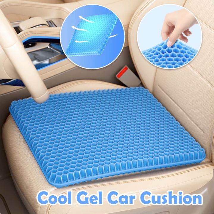 3D Honeycomb Car Seat Cushion Breathable Cool Gel Cooling Pad