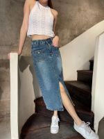 BABIEXBANIE - NINA DENIM SKIRTกระโปรงยีนส์ยาว