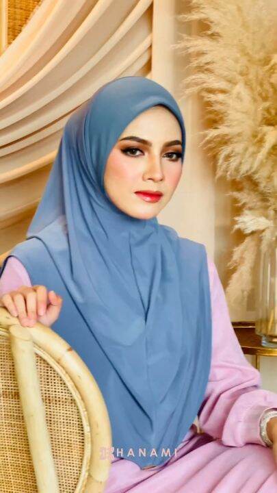 TUDUNG SARUNG DSH BASIC || HIJABS BY HANAMI || INSTANT HIJAB LYCRA ...