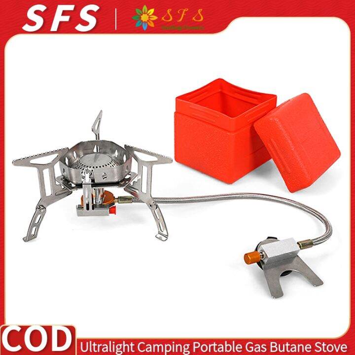 【Fast Delivery】 Portable Windproof Camping Gas Stove Outdoor Cooking