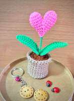 กระถางดอกไม้โครเชต์?Crochet mini flower???