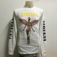 เสื้อวง แขวงยาว NIRVANA สไตล์วินเทจ