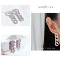 Crystal Chain Earrings