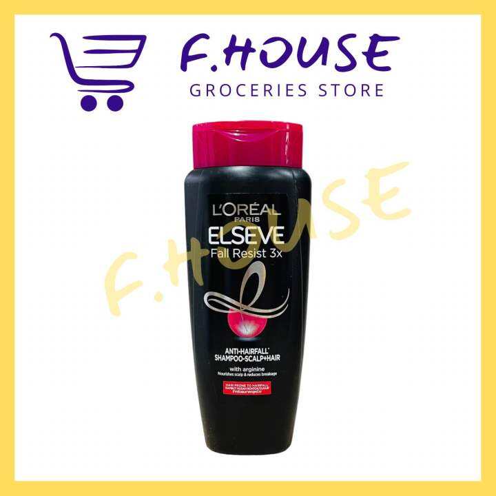 L'Oreal Elseve Shampoo Fall Resist 3X (280ml) Lazada