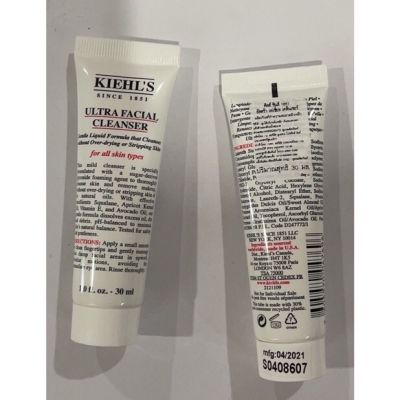 โฟมล้างหน้า คีลส์  Kiehl’s Ultra Facial Cleanser 30 ml (1 หลอด)