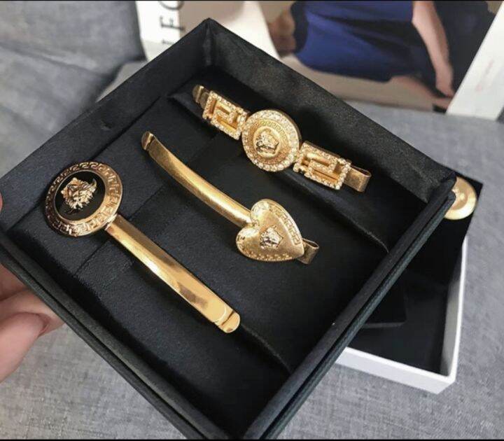 Tổng hợp 53 về kẹp tóc versace mới cập nhật 27 SET KẸP TÓC VERSACE THỜI TRANG | Lazada.vn