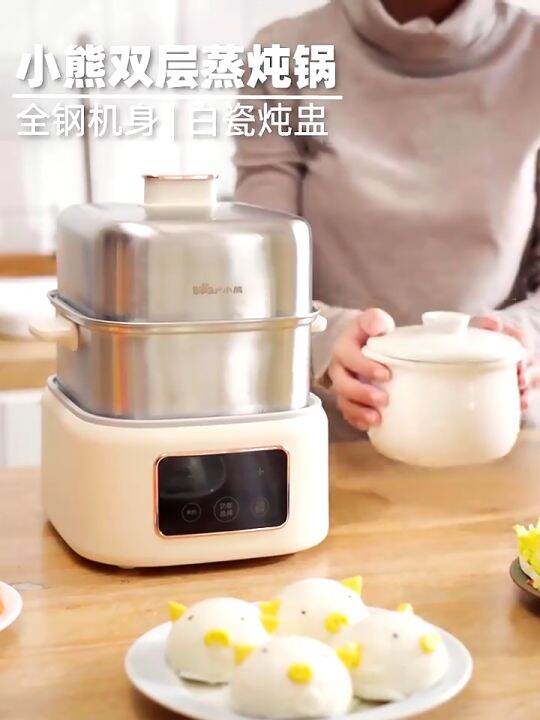 Bear Food Steamer Electric Siomai Steamer 4L 500W Power 2layer Preset