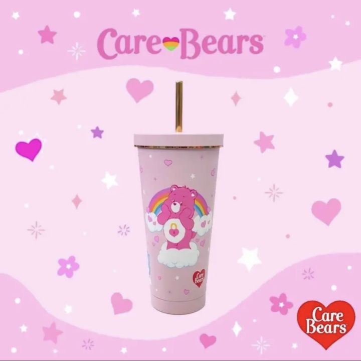 care-bears-แก้วเก็บอุณหภูมิแคร์แบร์-แก้วแคร์แบร์-ขนาด-750ml-ลายน่ารักสุดๆ