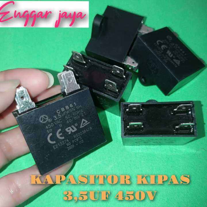 KAPASITOR KIPAS ANGIN 3,5UF 450V MODEL KOTAK Lazada Indonesia