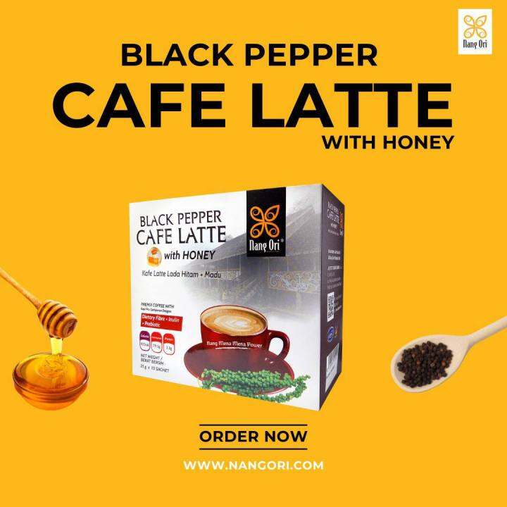 Black Pepper Cafe Latte with Honey Lazada