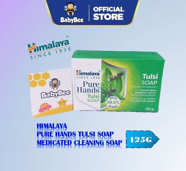 HIMALAYA Pure Hands Tulsi 125g Soap Herbal Herbals Medicated Soap ...