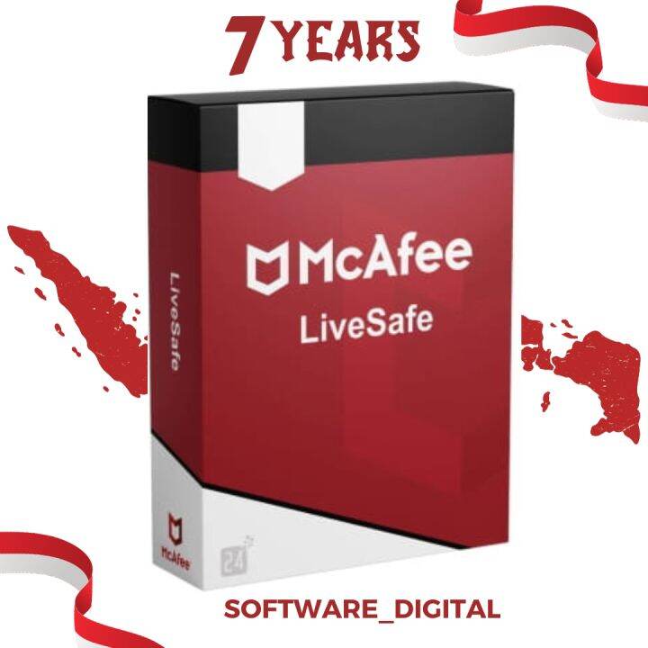 Antivirus Mcafee Livesafe 7tahun Original Lazada Indonesia