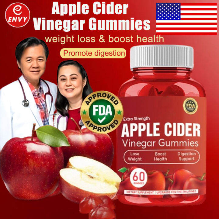 Apple Cider Vinegar Gummies Slimming Original USA Loose Weight Gummies