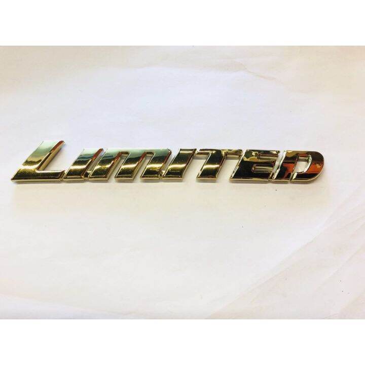 toyota honda mitsubishi nissan ford LIMITED EMBLEM LOGO GOLD COLOUR ...