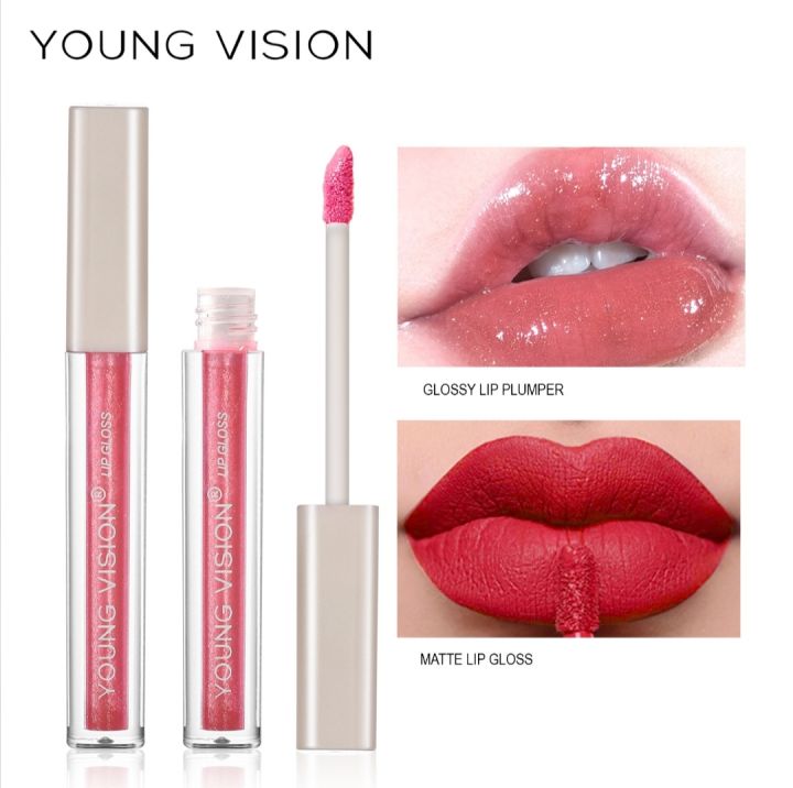 young-vision-ลิปกลอส-6-สี-ลิปกลอสกระจก-1-ชิ้น-ลิปกลอส-เนื้อแมตต์-5-ชิ้น