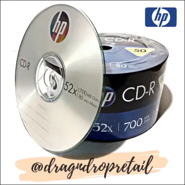 Buy HP 52x Speed CD-R Blank CDs - Pack of 10