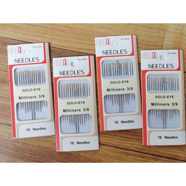 12 Pcs / Set Jarum Jahit Tangan Regal Needles DIY Bahan Stainless Steel