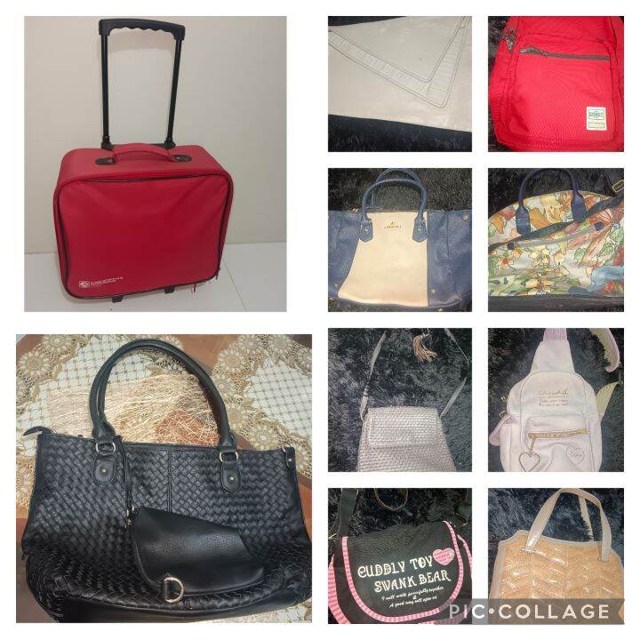 10pcs. JAPAN BAGS , PRELOVED , ACTUAL PHOTOS. Lazada PH