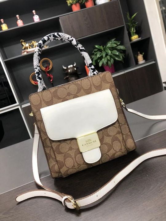 Hàng Chính Hãng) Túi Xách COACH Chính Hãng Mới 2023 Túi Tote Nữ Mini Da Pu