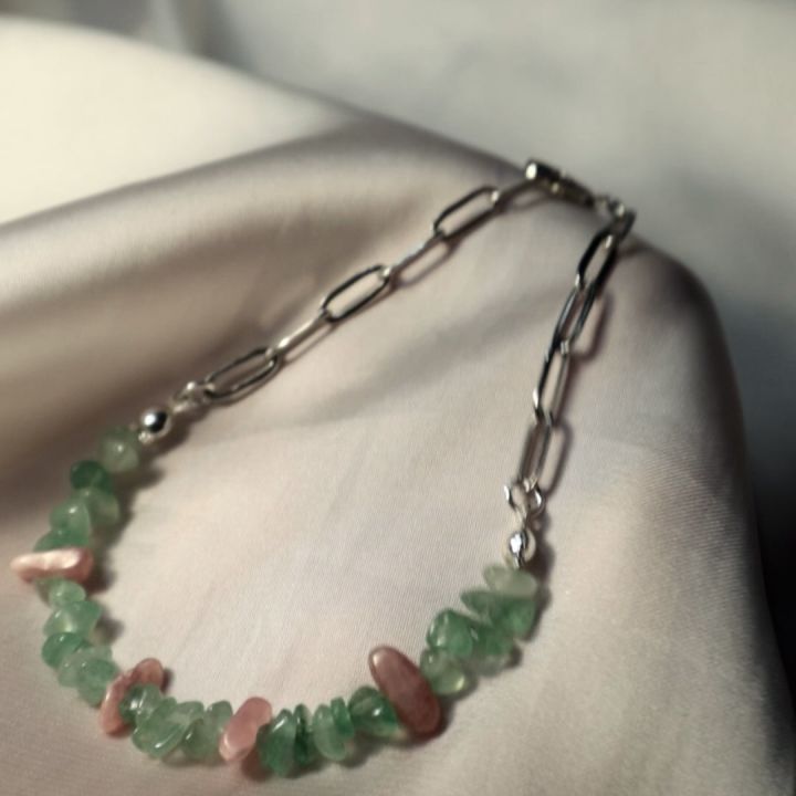 กำไลหิน-mirabilis-อเวนเจอรีน-aventurine-และโรโดโคไซต์-rhodochrosite