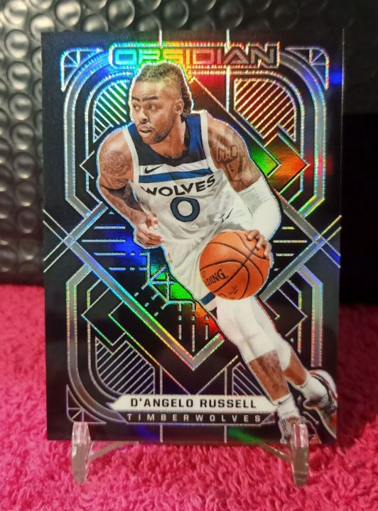 NBA Cards D'Angelo Russell Minnesota Timberwolves Obsidian Holo | Lazada PH