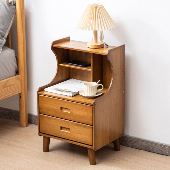 Bedside Table Small Solid Wood Master Bedroom Bedside Locker Modern Minimalist Small