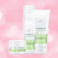 WELLA ELEMENTS RENEWING 150 200 250 ML.แชมพู ครีมนวดผม มาส์ก สูตรใหม่ อ่อนโยนต่อเส้นผมและหนังศีรษะ