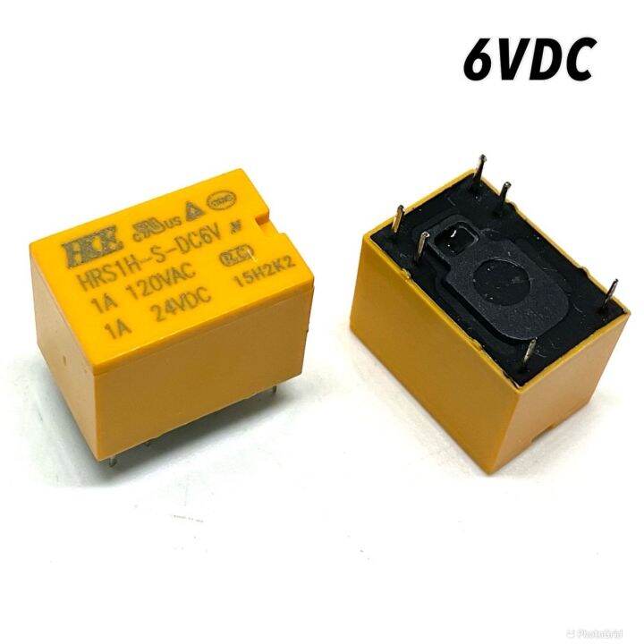 รีเลย์-hke-6ขา-hrs1h-s-3v-5v-6v-9v-12v-24v-หน้าคอนแทค-1a