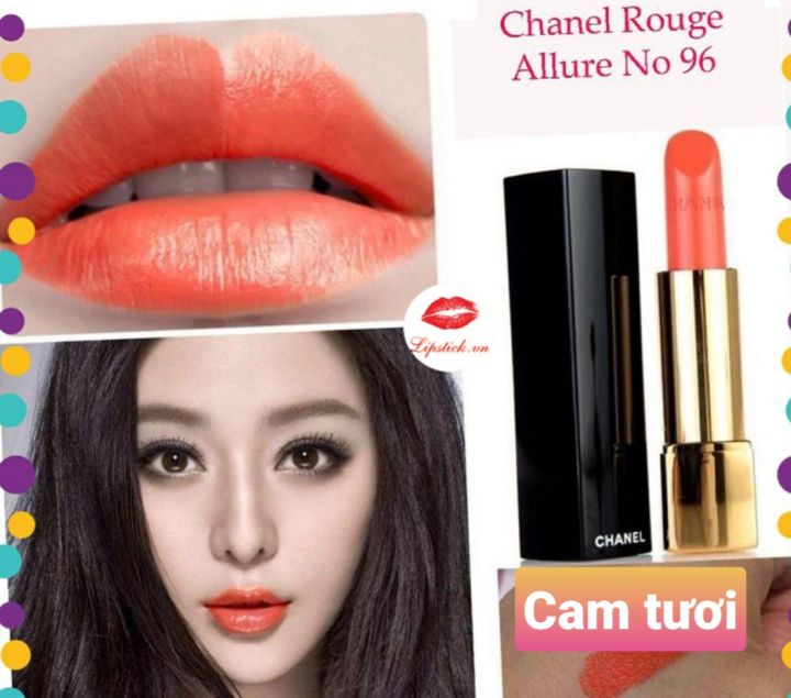 Son Chanel 96 . Cam tươi. Tem Macy's Mỹ 