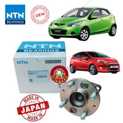 ลูกปืนล้อหลัง NTN แท้ติดรถ MAZDA 2 ปี 08-14 (DE DJ) FORD FIESTA ปี 08-16 มีABS รหัส HUB501T-1