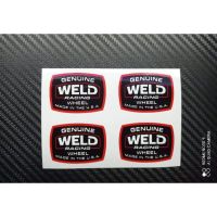 สติ๊กเกอร์ติดล้อแม็ก WELD