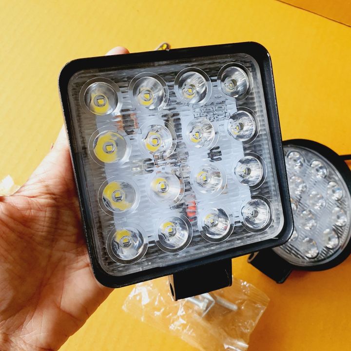 1ชิ้น-85-สปอตร์ไลท์-led-4-นิ้ว-หรือ-10-ซม-หนา-2ซม-ตามภาพ-ดวงใหญ่-ใช้กับไฟ12v-ถึง24v-รถมอเตอร์-ไซต์-รถยนต์-และรถบรรทุก-ใส่ได้-สว่างดีมาก-สินค้าตรงปก