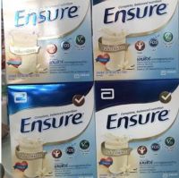 เอนชัวร์ กลิ่นวนิลา/ธัญพืช ensure 1,200g(400g*3ถุง) ชนิดถุงเติม สูตรอาหารครบถ้วน