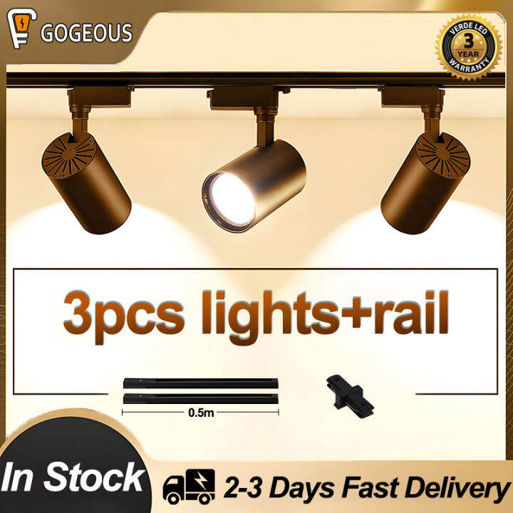 Gogeous led track light with rail Lampu Lampu track tracklight set
