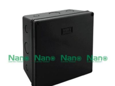 NANO กล่องกันน้ำพลาสติก สีดำ รุ่น NANO-206B  16/กล่อง