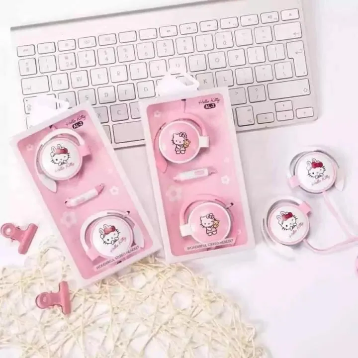 Light pink Hello kitty Headphone Lazada PH