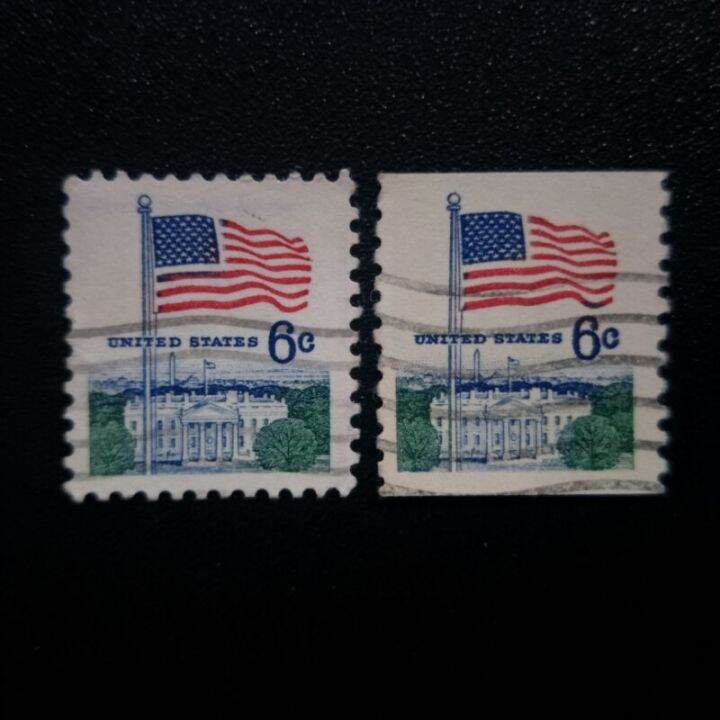 1968 Stamp USA-Complete Used Stamp-6c Flag and White House | Lazada