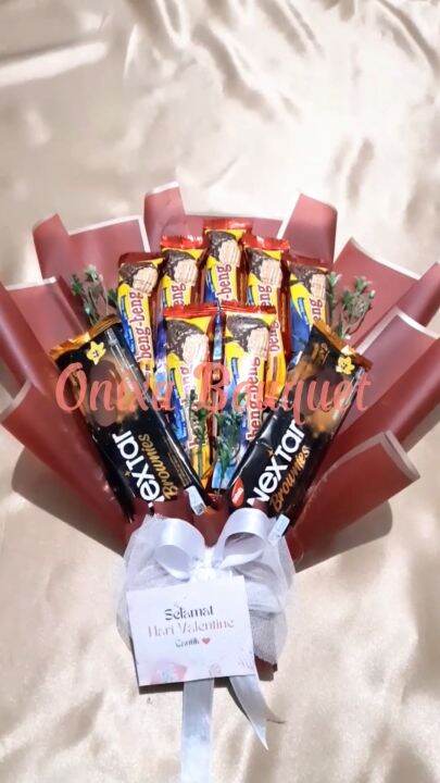 [po] Buket Beng Beng Dan Coklat Silverqueen Buket Makanan Buket