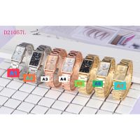 นาฬิกาข้อมือผู้หญิงSK-TIMEเครื่องญี่ปุ่นระบบQuartz analog ตัวเรือนและสายสแตนเลสเคลือบ2ไมครอน สวยหรู คลาสสิค กันน้ำ