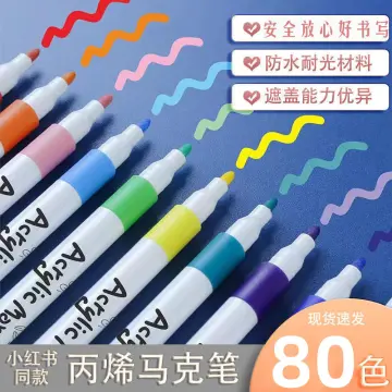 Children Art Use 48PCS Any Color Drawing Painting Maker Pen - China Marker  Pen, Stationery
