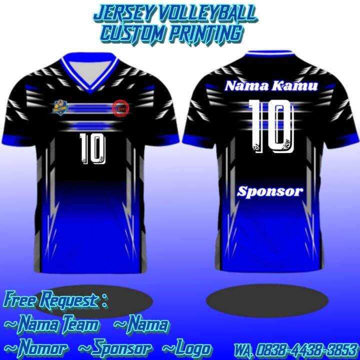 Baju Jersey kaos Voly Volly Volley Voli Pria Cowo Cewek Wanita